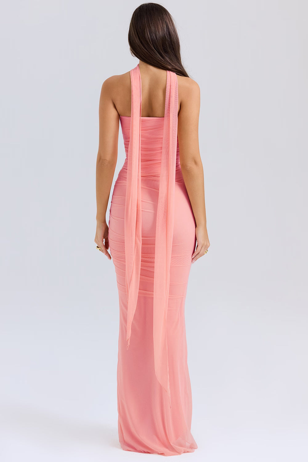 Noir Sculpt Strapless Avond Maxi Jurk