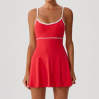 Athletic Sculpting Fit-and-Flare Shaping Dress