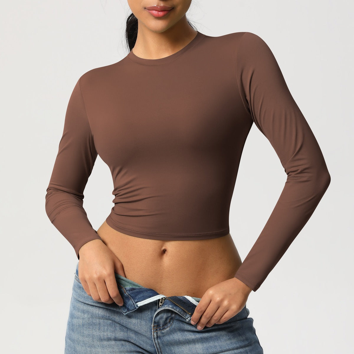 SculptFit Cropped Vormgevende Sporttop