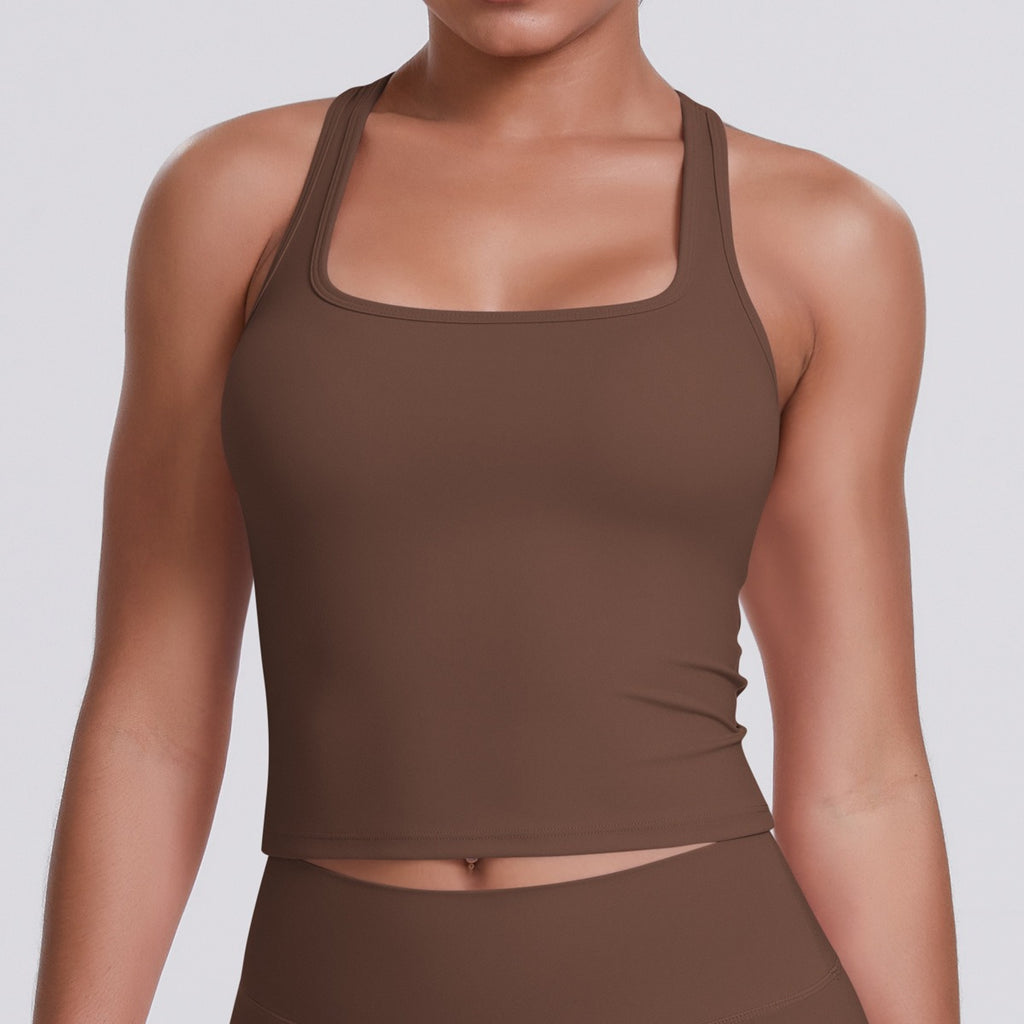 Mouwloze Sculpting Activewear Tanktop