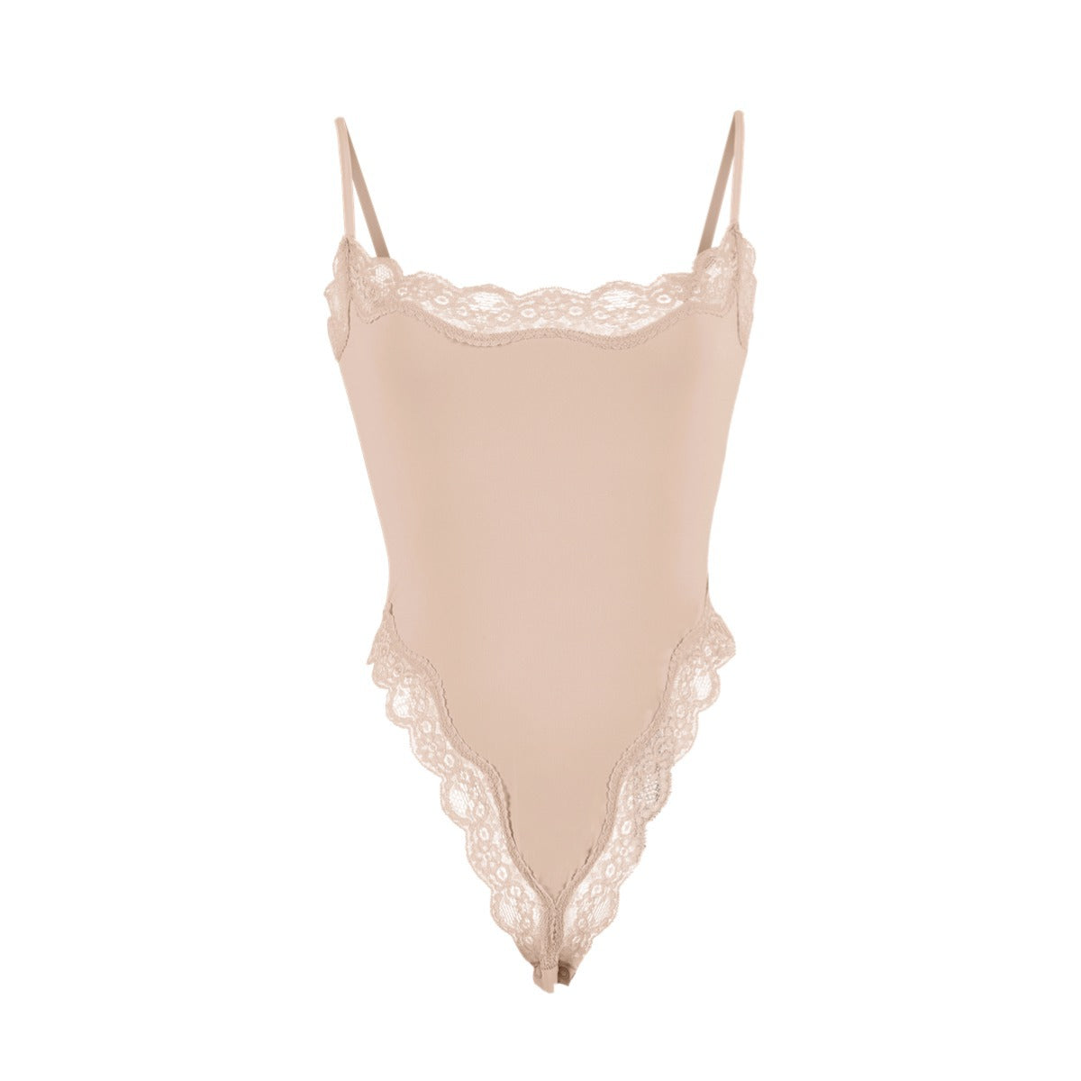 Cami-body met kanten rand
