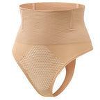 High Waist Corrigerende String met Mesh