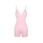 Corrigerende bodysuit met kanten afwerking