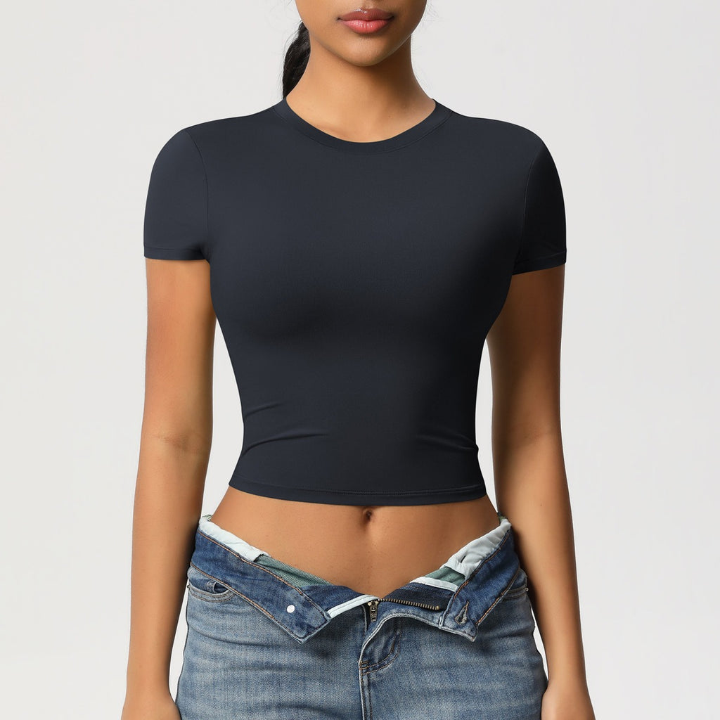 Second-Skin Vormgevende Actieve Crop Top
