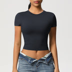 Second-Skin Vormgevende Actieve Crop Top
