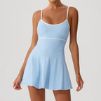 Athletic Sculpting Fit-and-Flare Shaping Dress