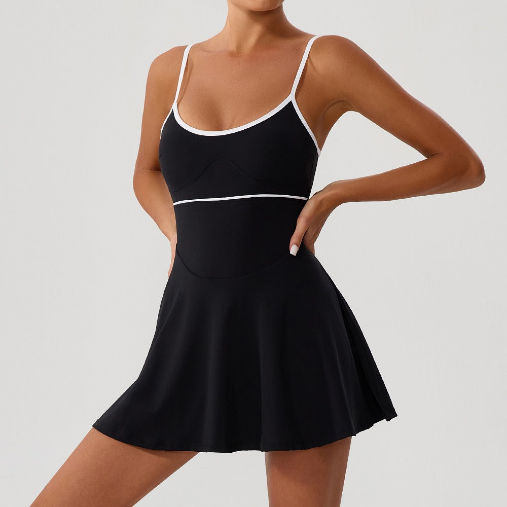 Atletische Sculpting Fit-and-Flare Shaping Jurk