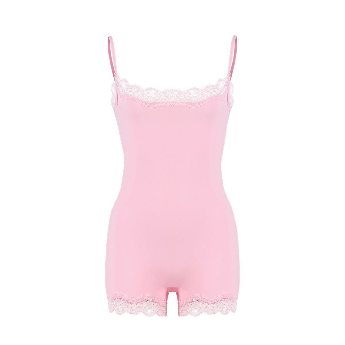 Corrigerende Bodysuit Shorts met Kanten Afwerking