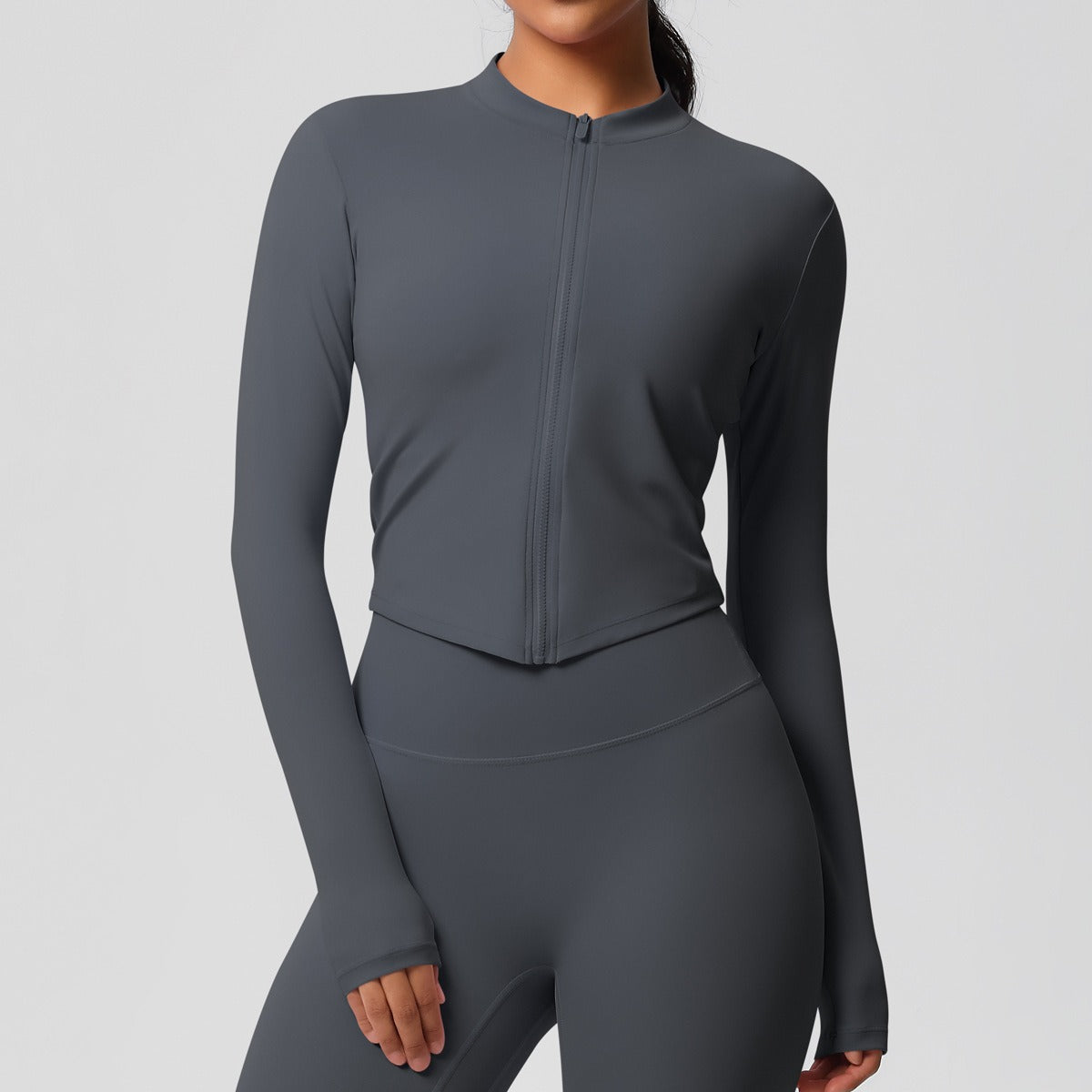 Second-Skin Vormgevende Actieve Crop Top
