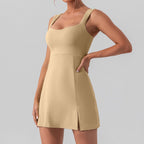 Sleeveless Athletic Shaping Mini Dress