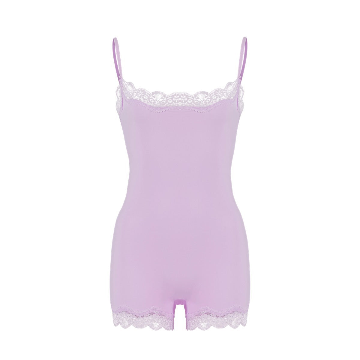 Corrigerende Bodysuit Shorts met Kanten Afwerking