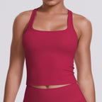 Mouwloze Sculpting Activewear Tanktop