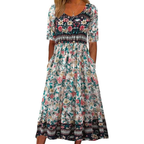 Floral Midi Summer Dress – Lightweight Day To Night for Women