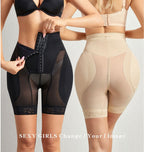 High-Waist Sculpting Shorts with Thigh Smoothing