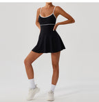 Atletische Sculpting Fit-and-Flare Shaping Jurk