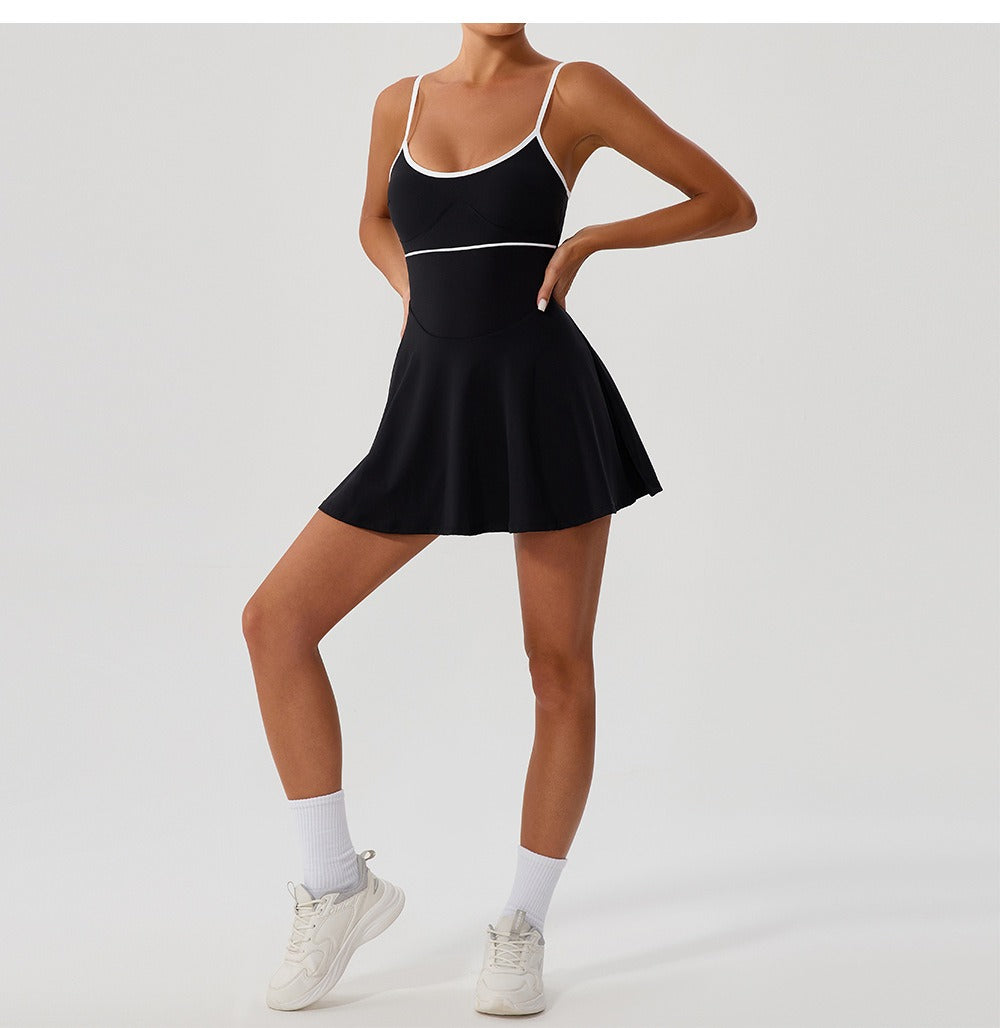 Atletische Sculpting Fit-and-Flare Shaping Jurk