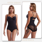 Corrigerende slip met hoge taille en mesh details