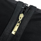 Front-Zip High-Waist Sculpting Shaping Shorts