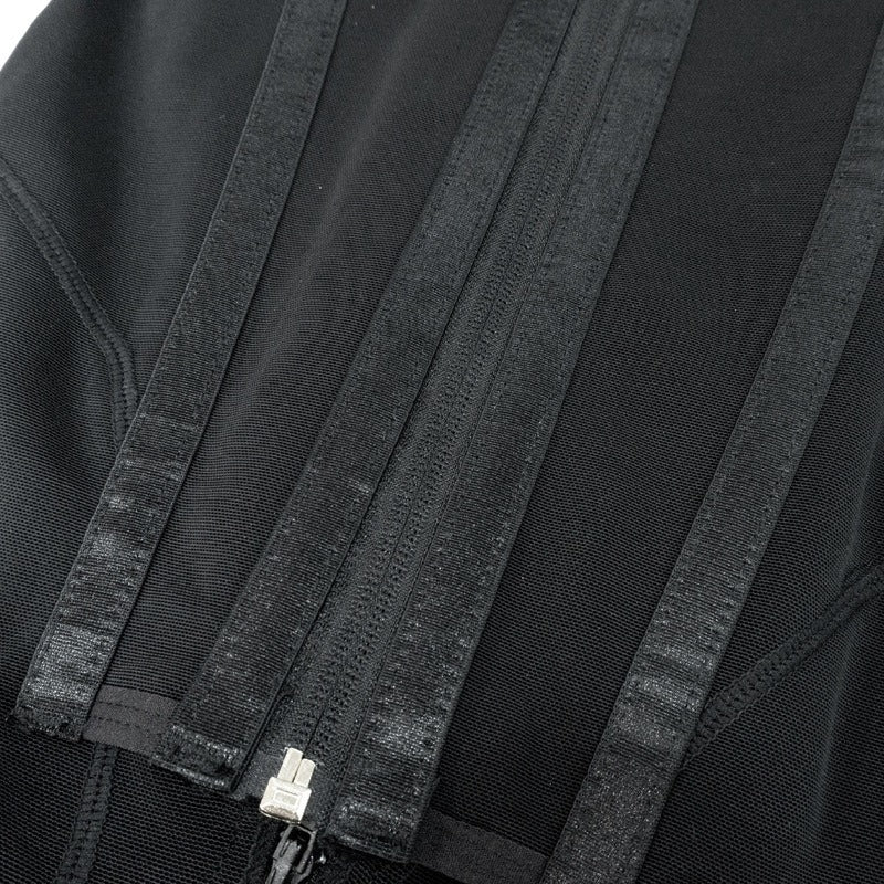 Front-Zip High-Waist Sculpting Shaping Shorts
