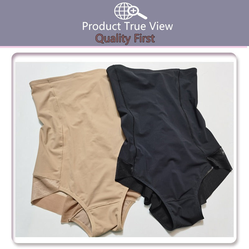 Corrigerende slip met hoge taille en mesh details