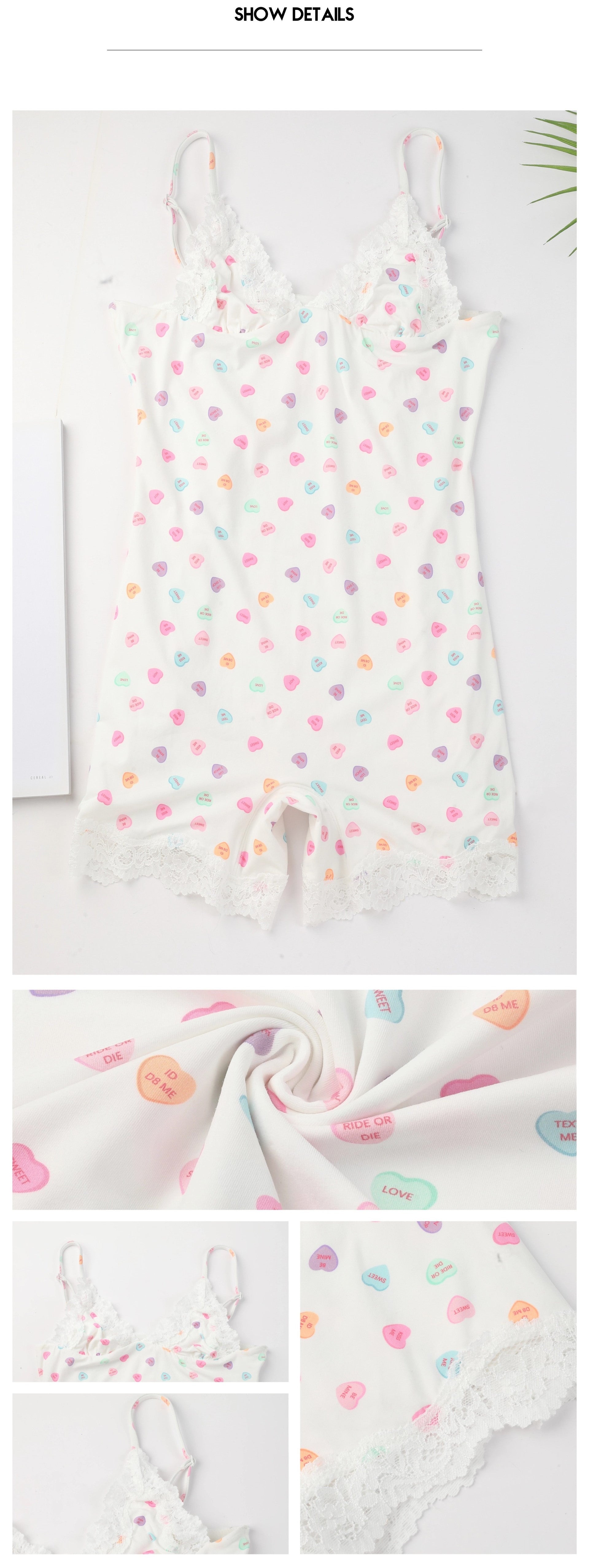 Corrigerend Romper Bodysuit met Kanten Afwerking