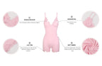 Corrigerende bodysuit met kanten afwerking