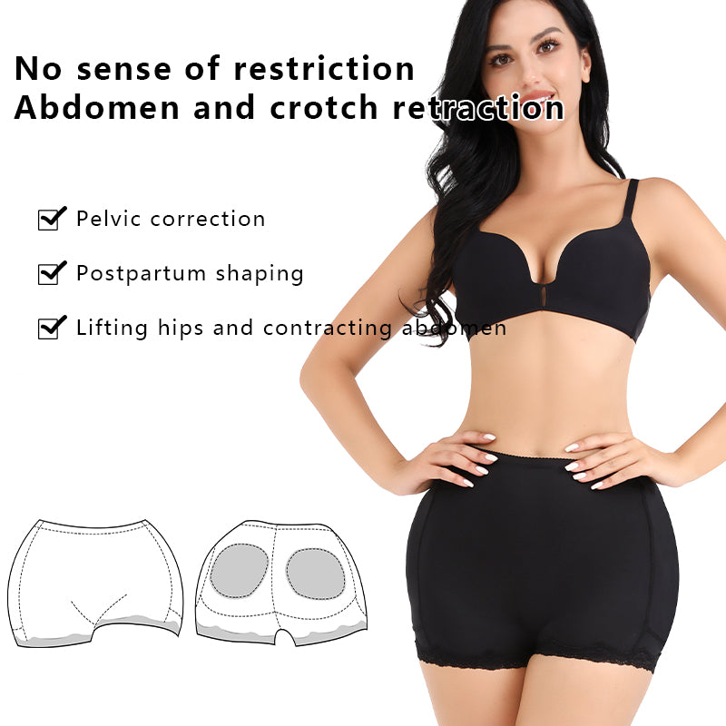 Naadloze corrigerende shorts met hoge taille
