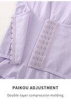 Taillerende Bodysuit met Brede Bandjes en Haak- en Oogsluiting