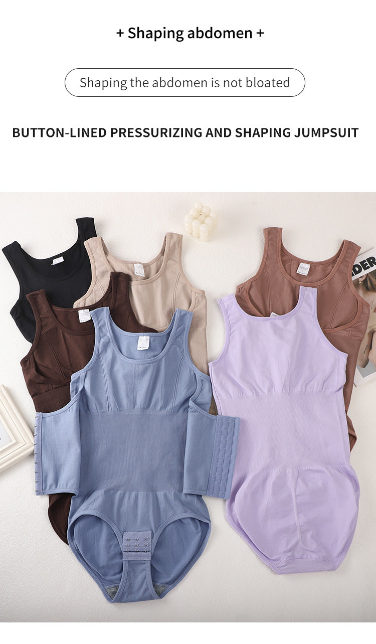 Taillerende Bodysuit met Brede Bandjes en Haak- en Oogsluiting