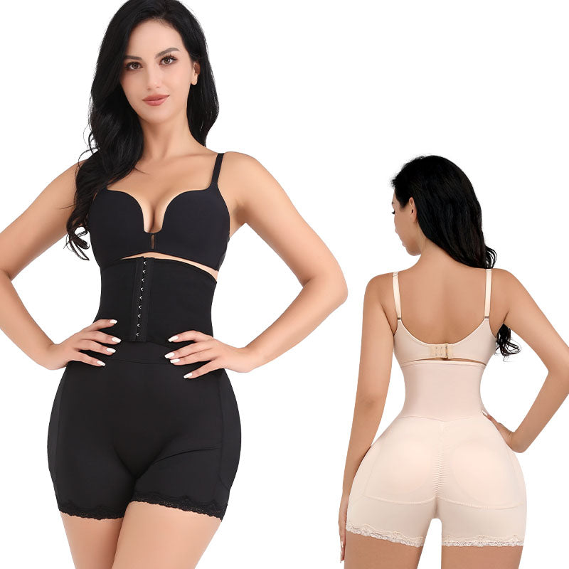 Corrigerend Kort Broekje met Hoge Taille