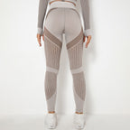 Naadloze Mesh Sculpting Legging met Hoge Taille