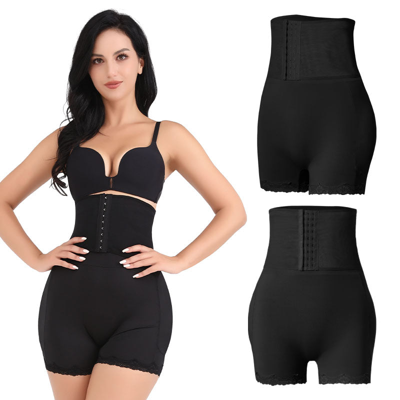 Corrigerend Kort Broekje met Hoge Taille