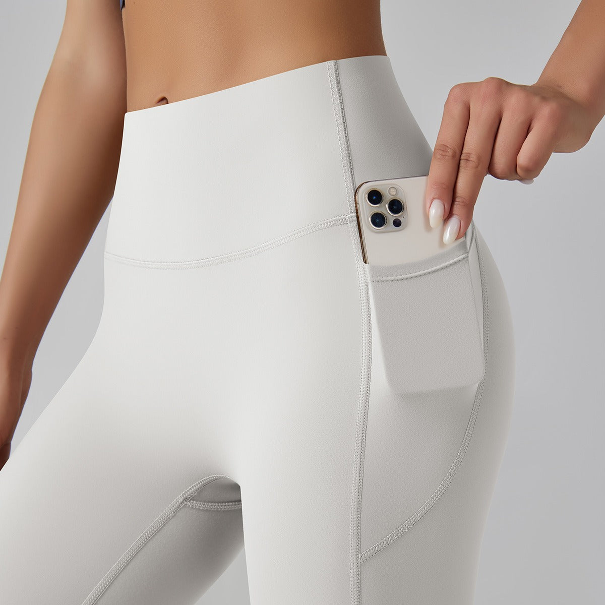 High Waist Legging met Zakken