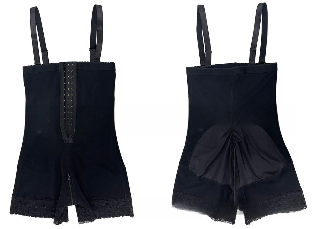 Hele Bodysuit met Haaksluiting & Dijbeen Vorming om Taille te Scuplteren