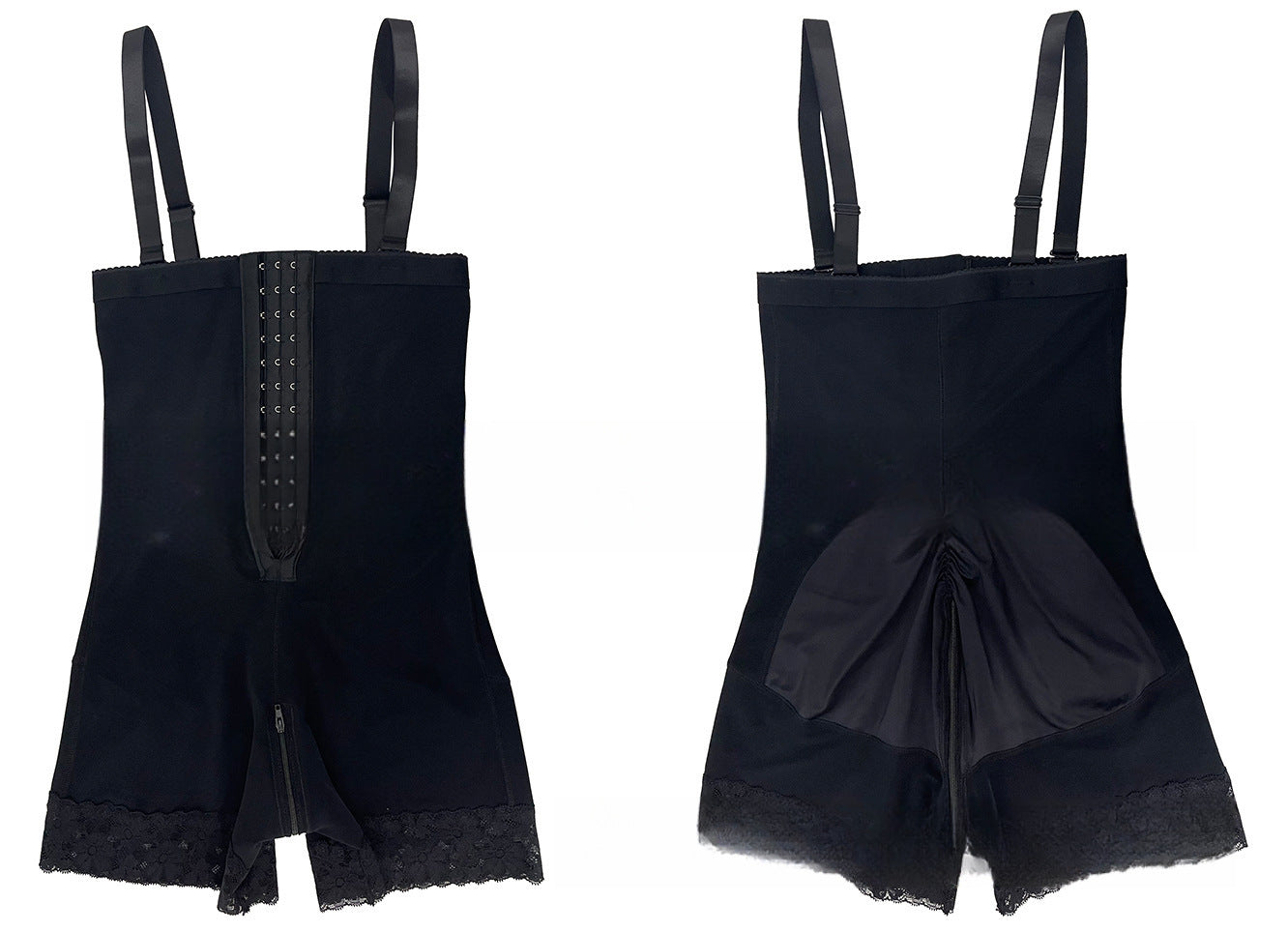 Hele Bodysuit met Haaksluiting & Dijbeen Vorming om Taille te Scuplteren