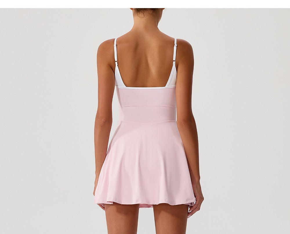 Atletische Sculpting Fit-and-Flare Shaping Jurk