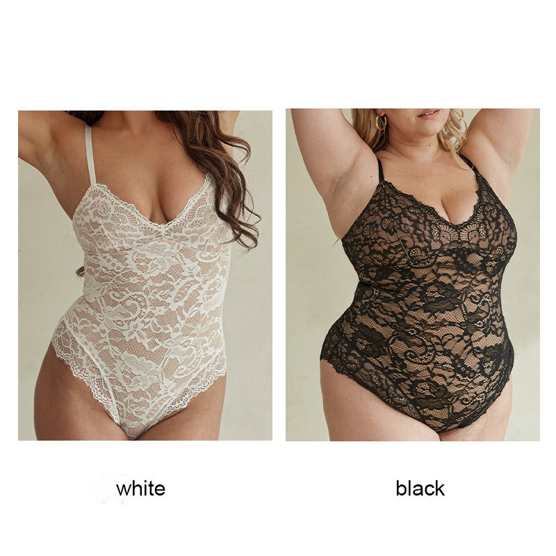 Corrigerende Bodysuit Volledig Kant