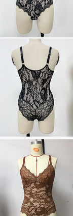 Corrigerende Bodysuit Volledig Kant