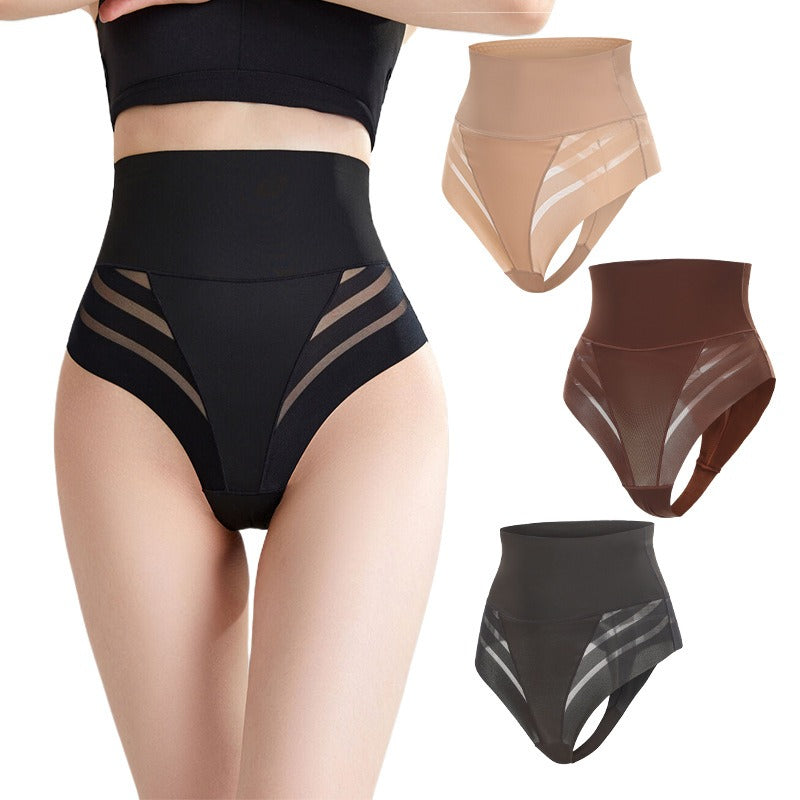 Naadloze corrigerende string met hoge taille