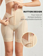 High-Waist Sculpting Shorts with Thigh Smoothing