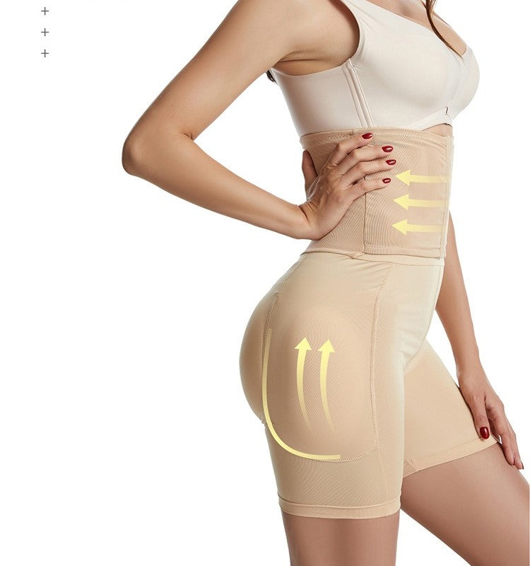 Hoge corrigerende compressieshort met rits