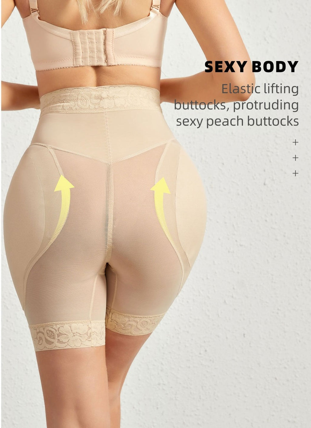 High-Waist Sculpting Shorts with Thigh Smoothing