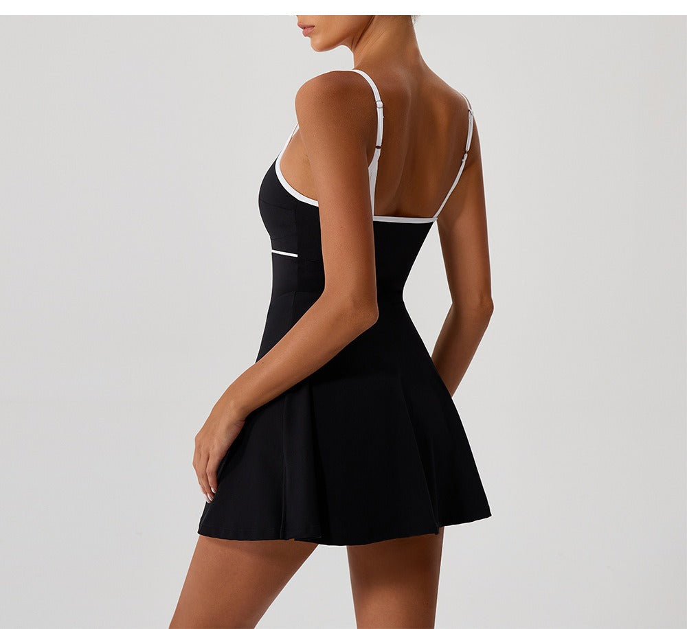 Atletische Sculpting Fit-and-Flare Shaping Jurk