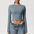 SculptFit Cropped Vormgevende Sporttop