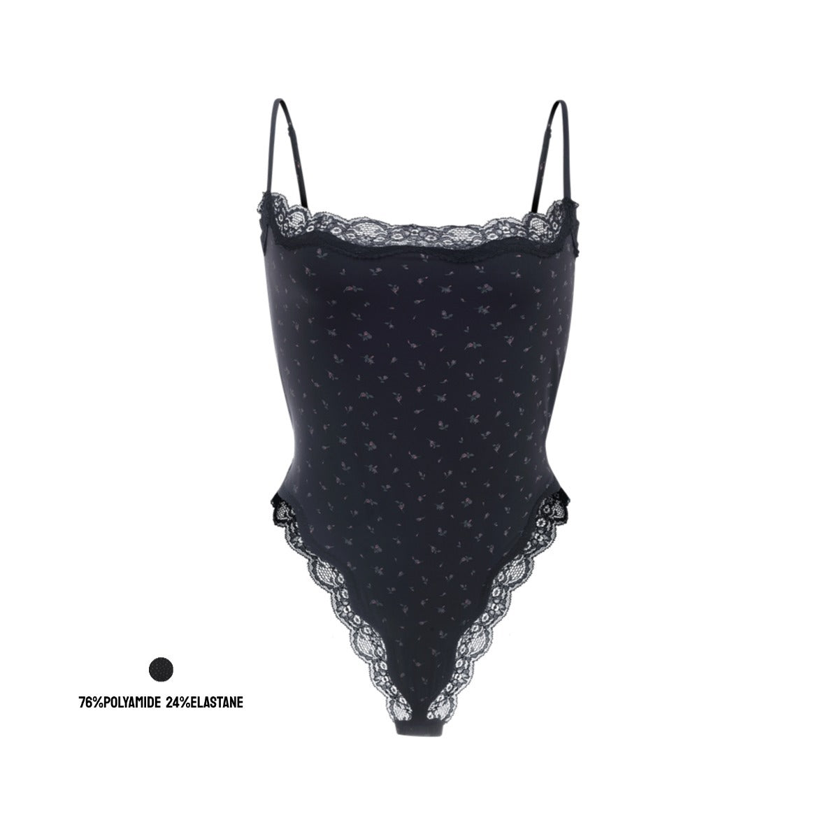 Stringbody met kanten rand
