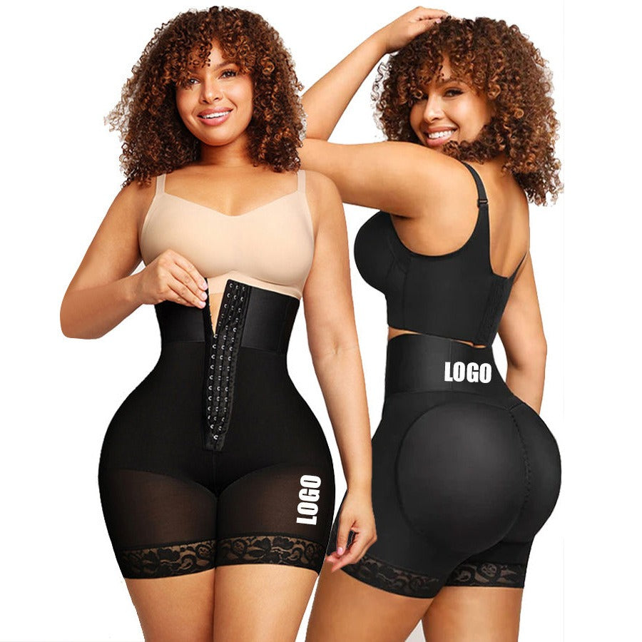 Taille Vormende Shorts met Haaksluiting