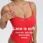 Corrigerend Bodysuit met Kanten Afwerking