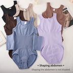 Taillerende Bodysuit met Brede Bandjes en Haak- en Oogsluiting