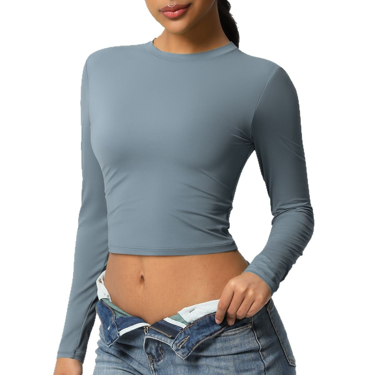 SculptFit Cropped Vormgevende Sporttop