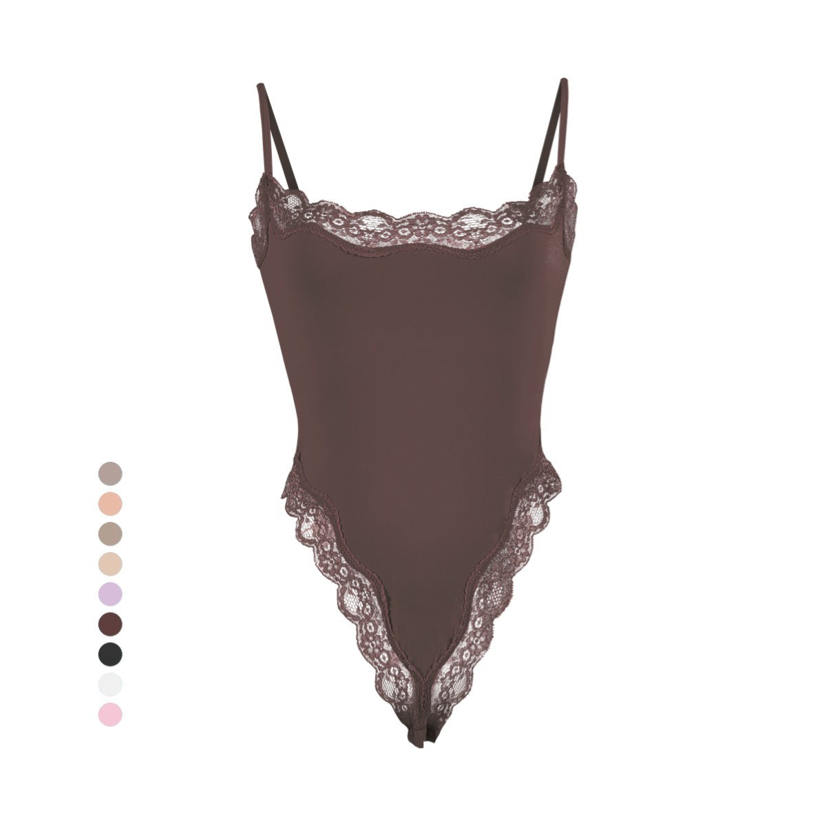 Cami-body met kanten rand